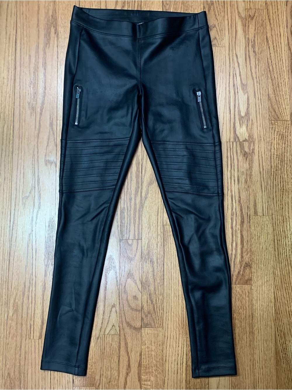 Express Faux Leather Moto Leggings Black Size Small